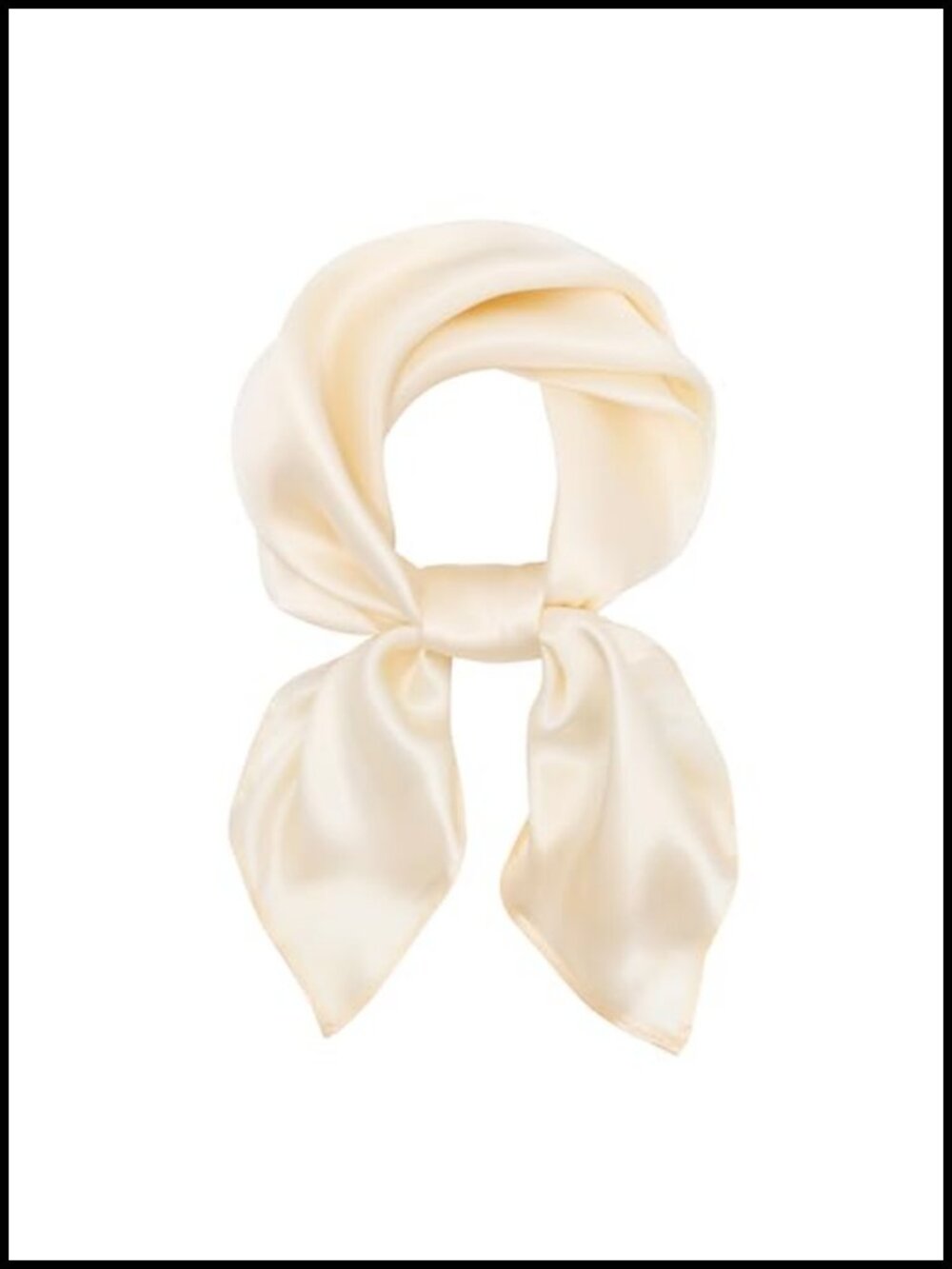 100% Mulberry Silk Scarf 27in Square Hair Head Scarf Neckerchief